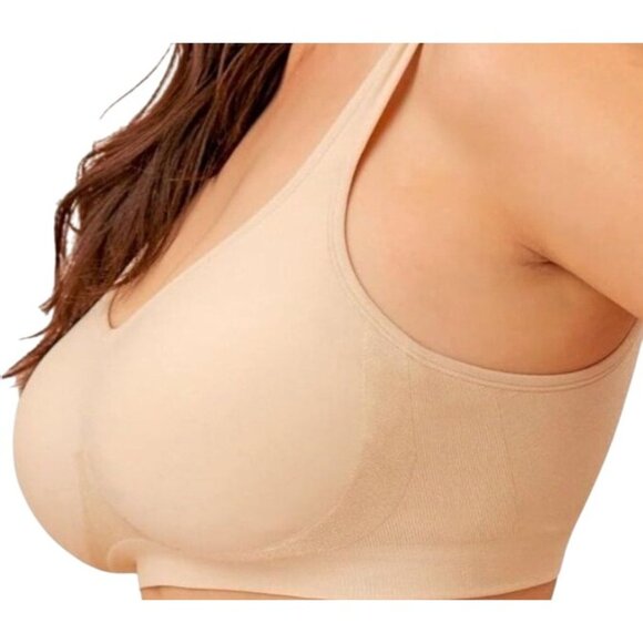 NEW Truekind Daily Comfort Wireless Shaper Bra Nude Size XL Shapermint 10022 - Picture 1 of 12
